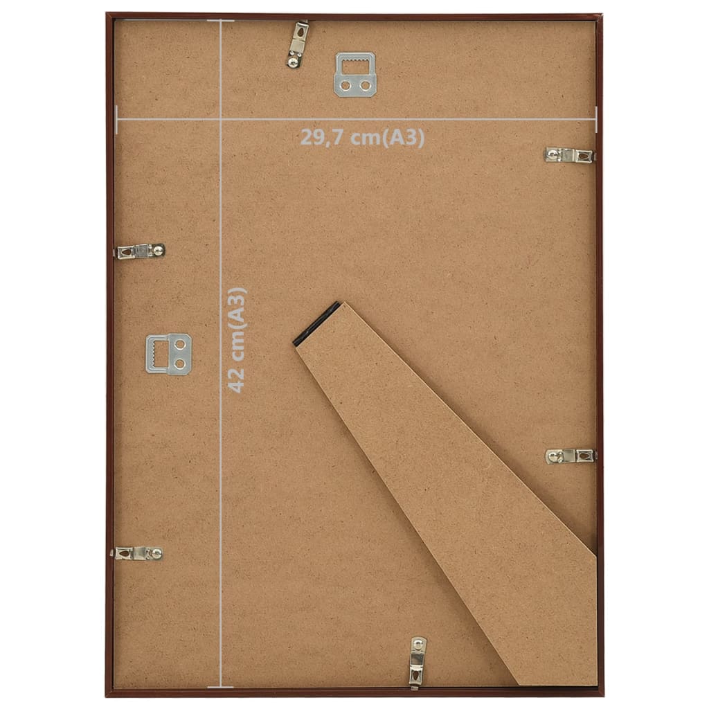 Fotolijsten 5 St Voor Wand Of Tafel 29,7X42 Cm Mdf Bronskleurig
