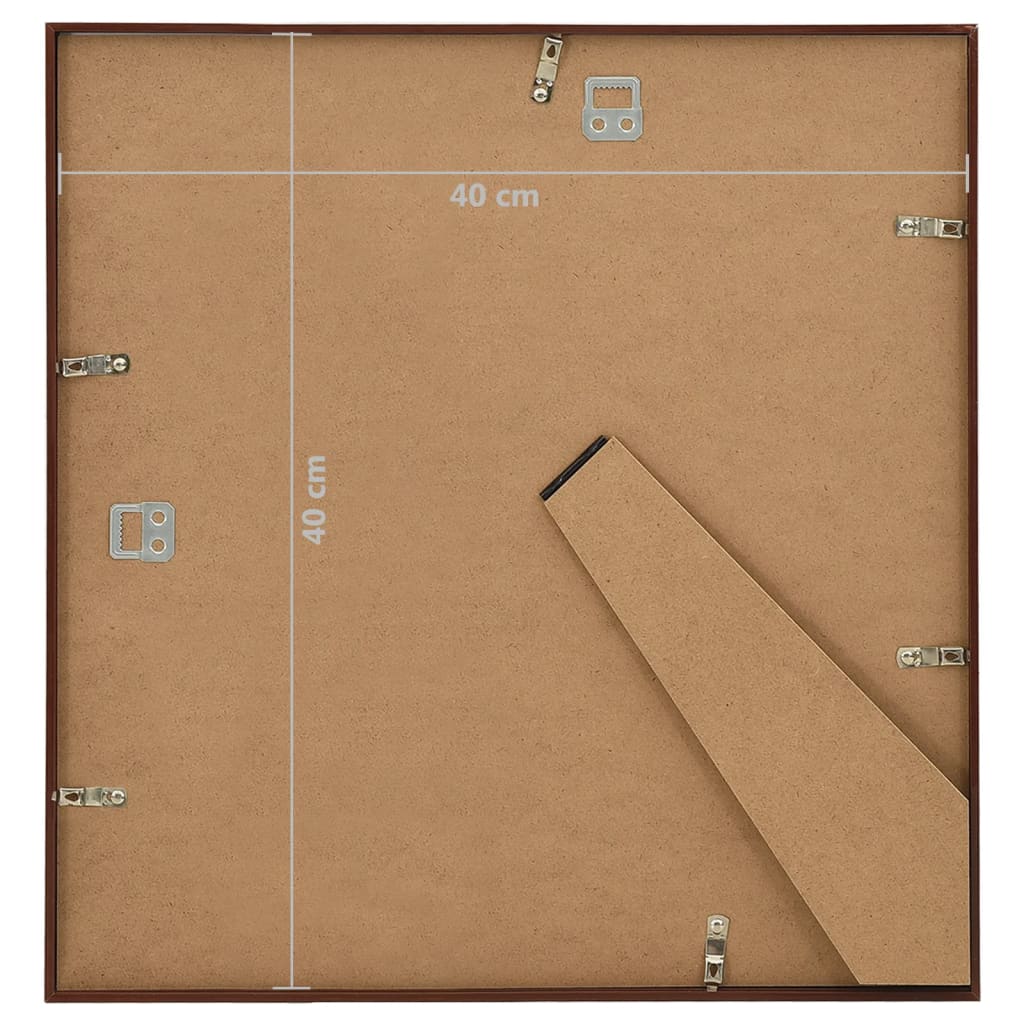 Fotolijsten 5 St Voor Wand Of Tafel 40X40 Cm Mdf Bronskleurig