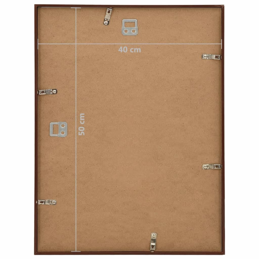 Fotolijsten 3 St Voor Wand 40X50Cm Mdf Bronskleurig