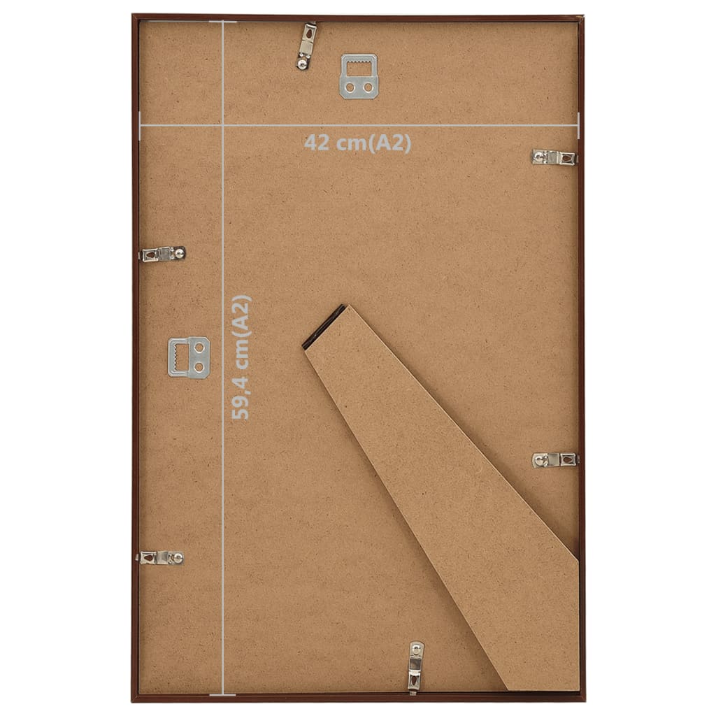 Fotolijsten 3 St Voor Wand Of Tafel 42X59,4 Cm Mdf Bronskleurig