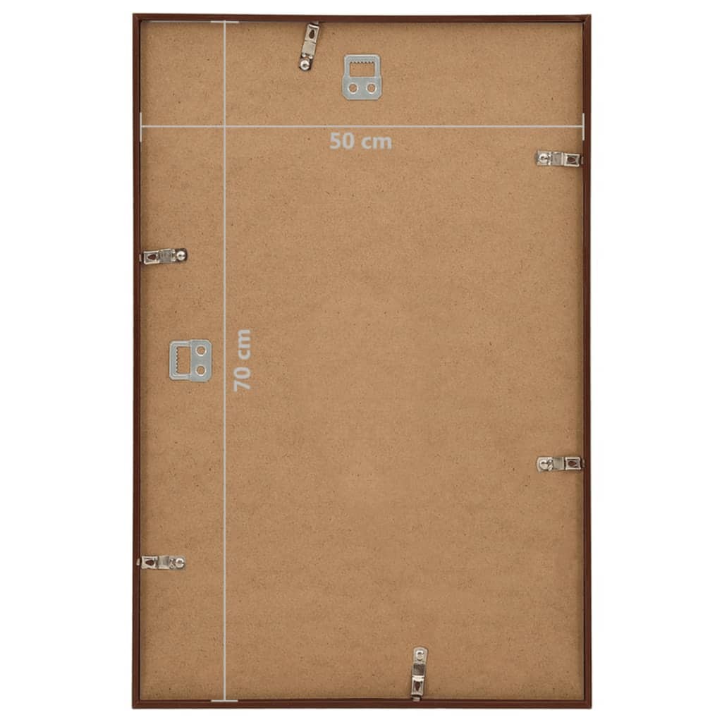 Fotolijsten 3 St Voor Wand Of Tafel 50X70 Cm Mdf Bronskleurig