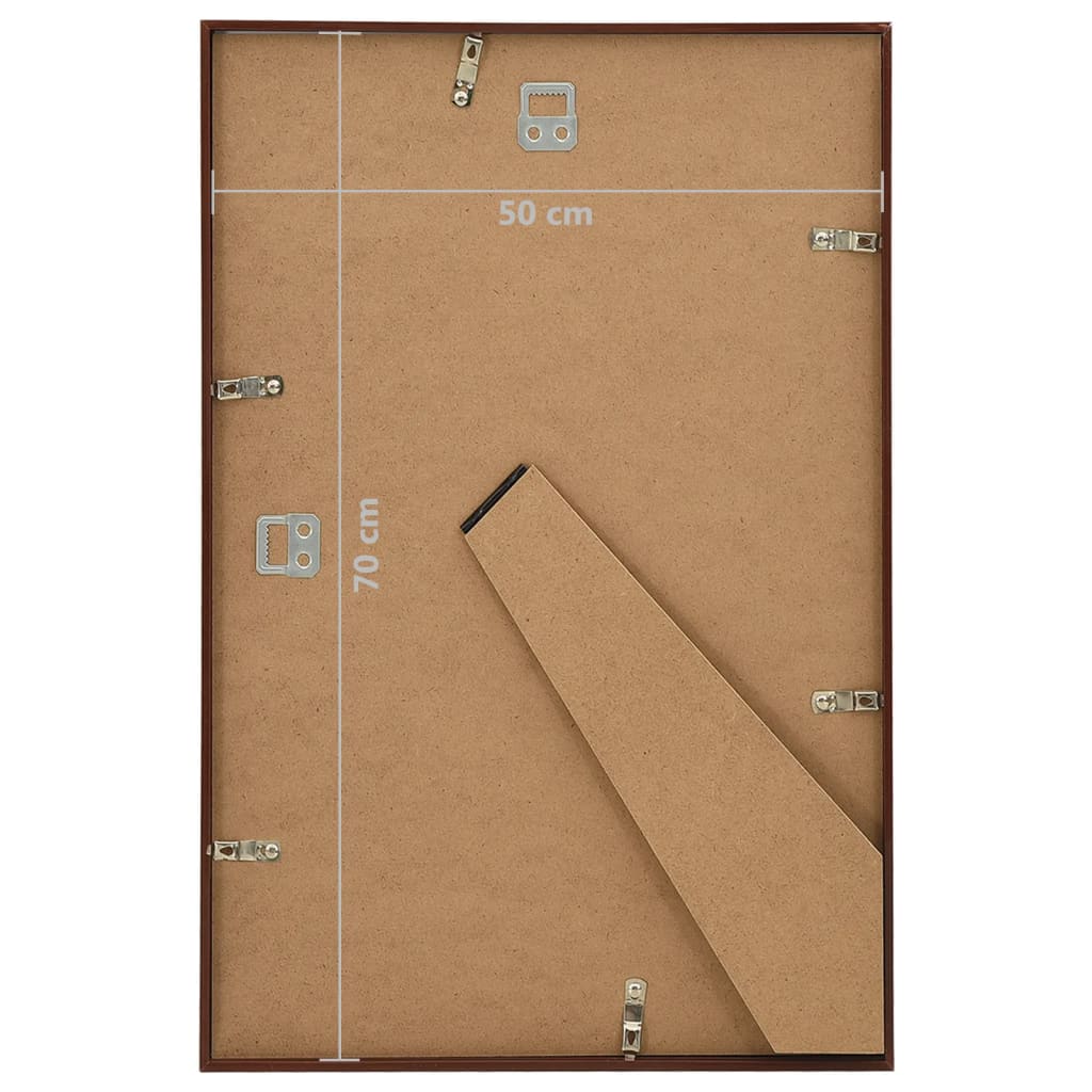 Fotolijsten 5 St Voor Wand Of Tafel 50X70 Cm Mdf Bronskleurig