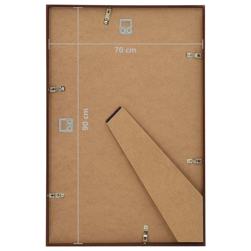 Fotolijsten 3 St Voor Wand Of Tafel 70X90 Cm Mdf Bronskleurig