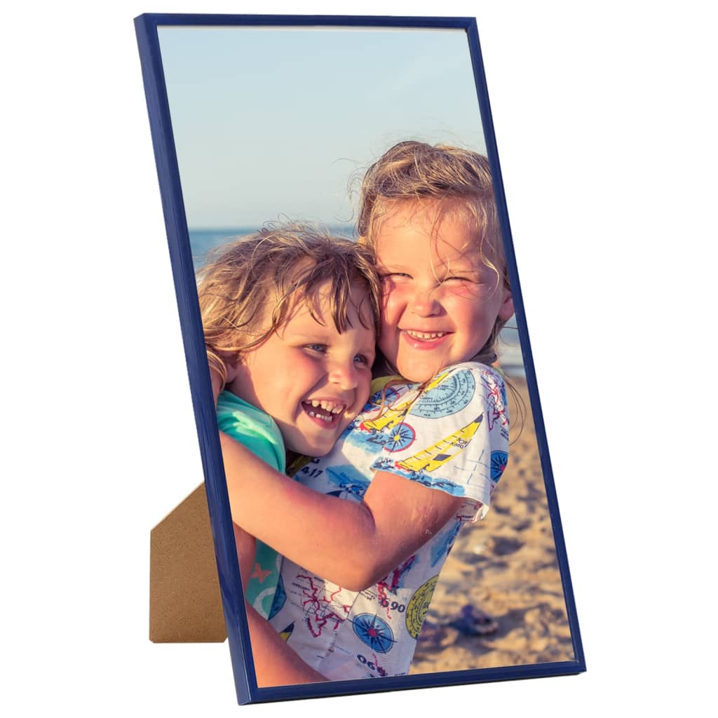 Fotolijsten 3 St Voor Tafel 13X18 Cm Mdf Blauw