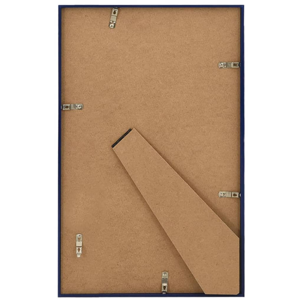 Fotolijsten 3 St Voor Tafel 13X18 Cm Mdf Blauw