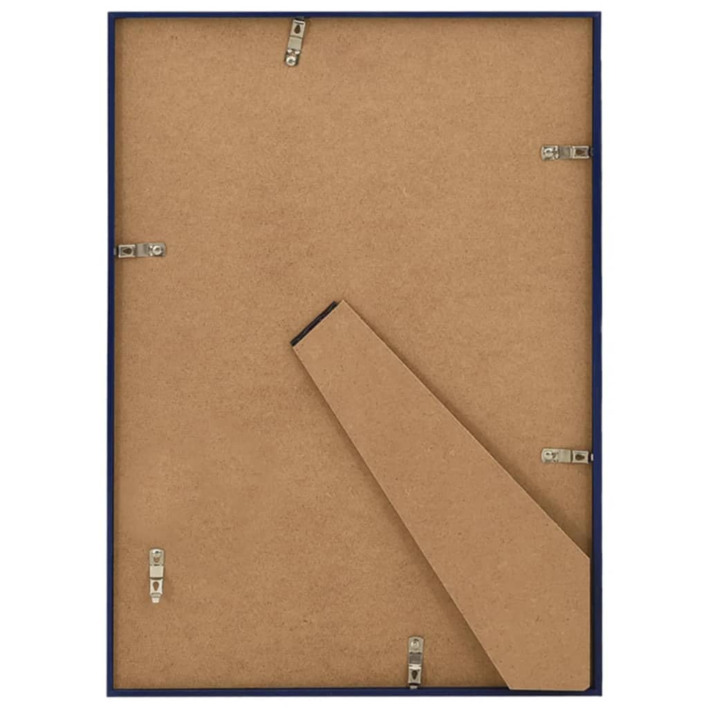 Fotolijsten 3 St Voor Tafel 18X24 Cm Mdf Blauw