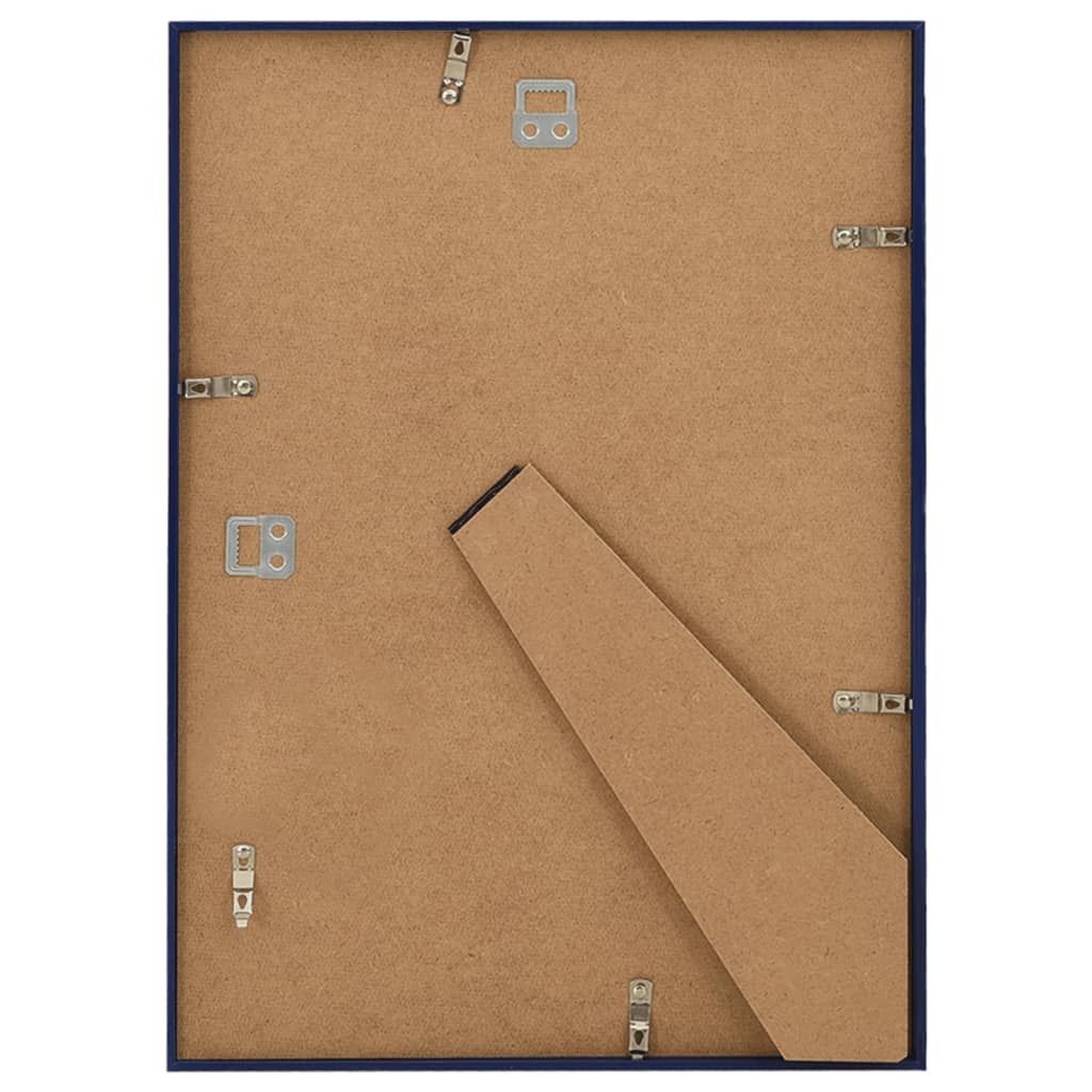 Fotolijsten 10 St Voor Wand Of Tafel 18X24 Cm Mdf Blauw