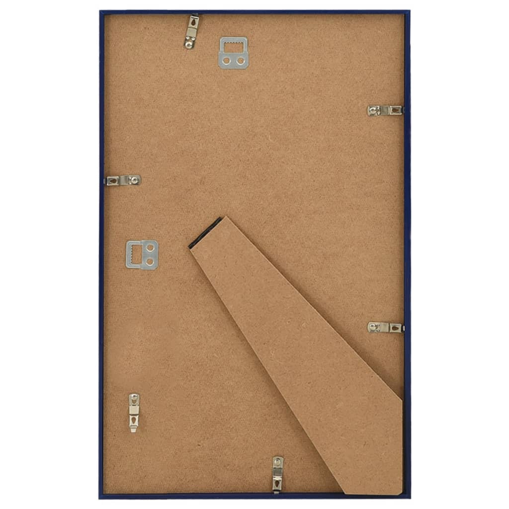 Fotolijsten 5 St Voor Wand Of Tafel 20X25 Cm Mdf Blauw