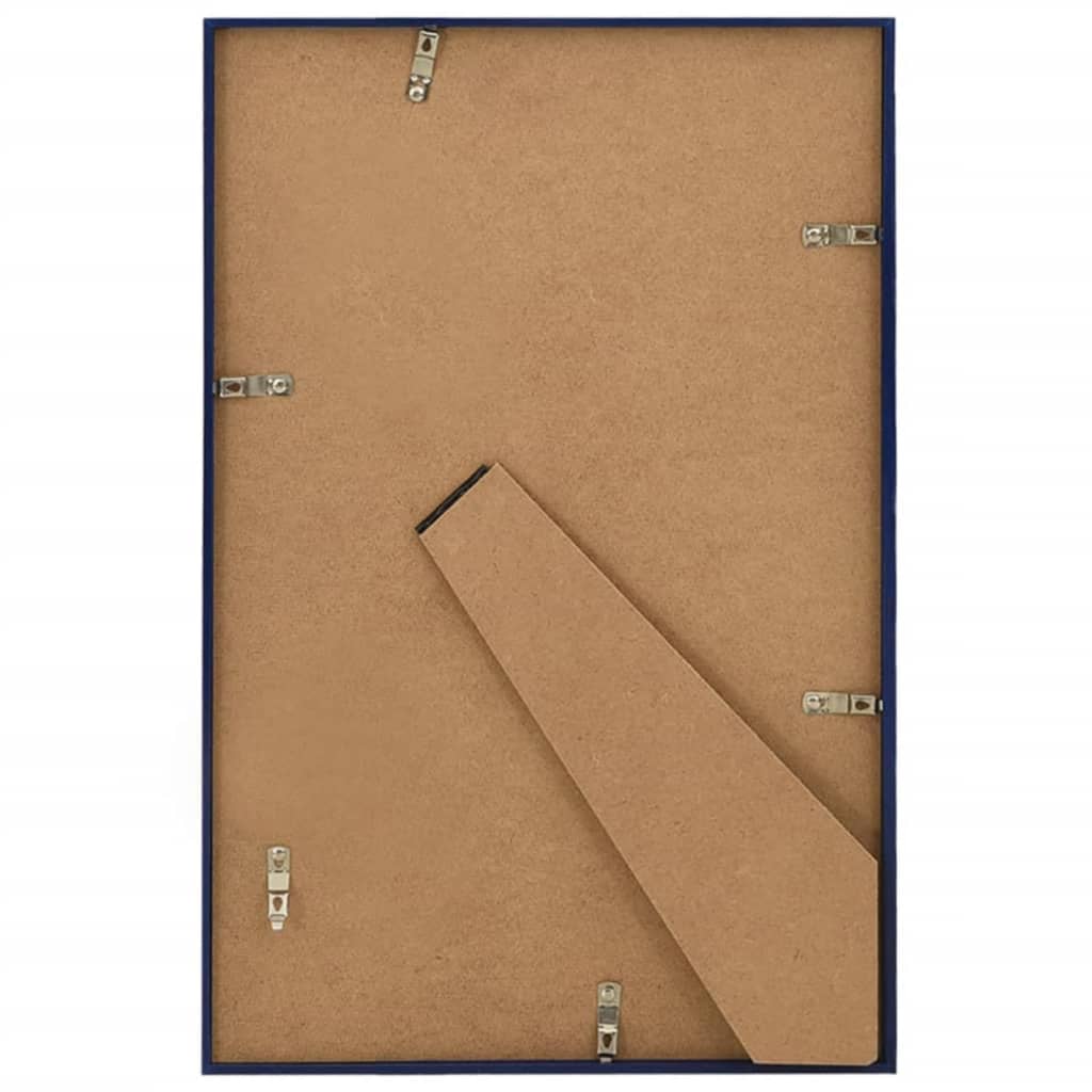 Fotolijsten 3 St Voor Tafel 21X29,7Cm Mdf Blauw