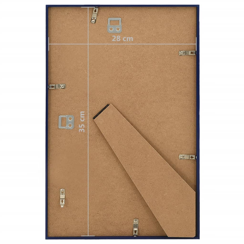 Fotolijsten 5 St Voor Wand Of Tafel 28X35 Cm Mdf Blauw