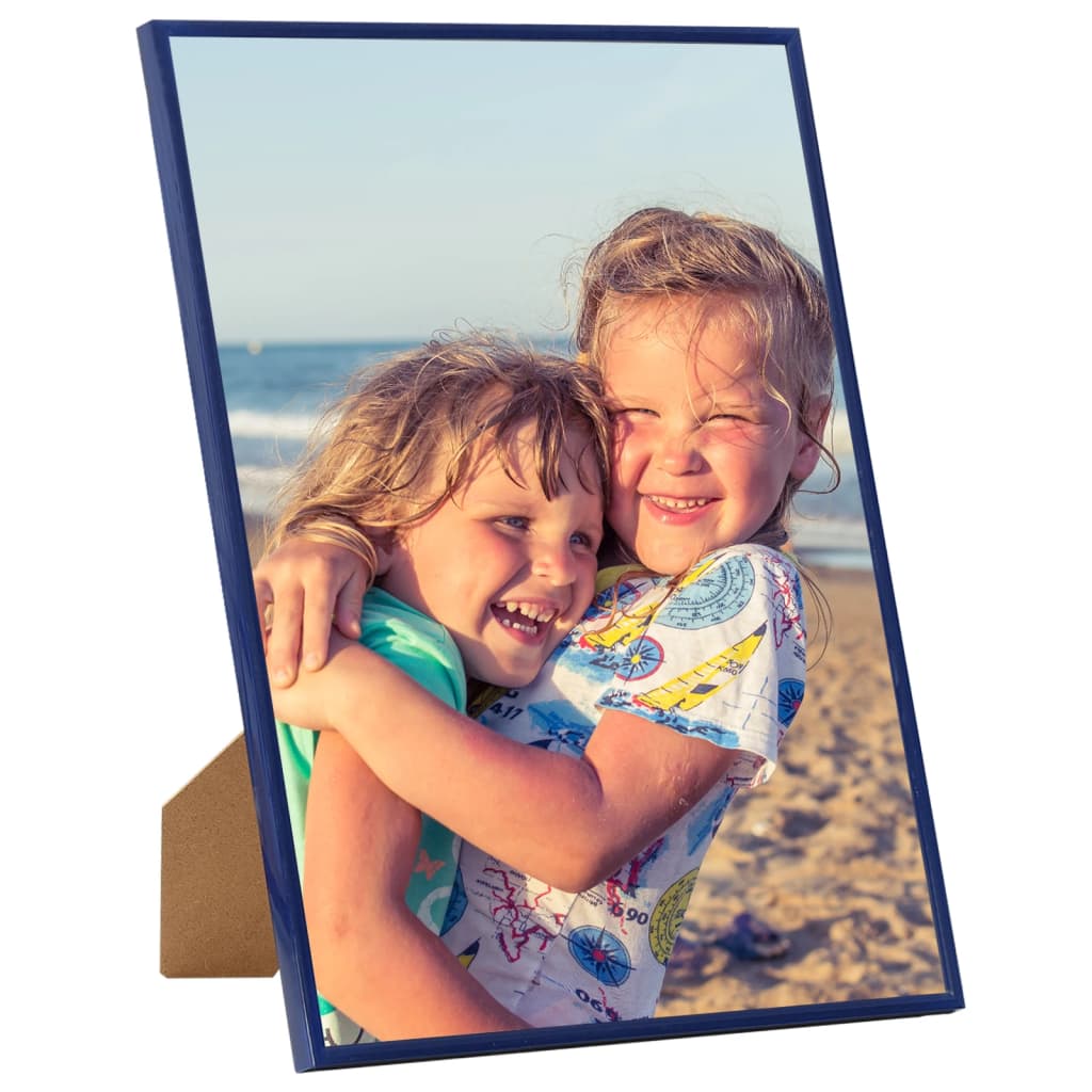 Fotolijsten 5 St Voor Wand Of Tafel 40X50 Cm Mdf Blauw