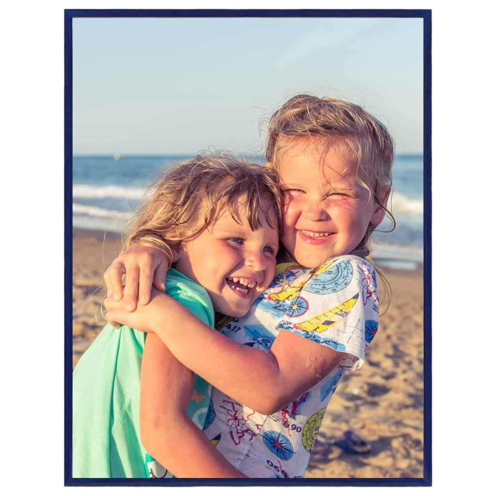 Fotolijsten 5 St Voor Wand Of Tafel 40X50 Cm Mdf Blauw