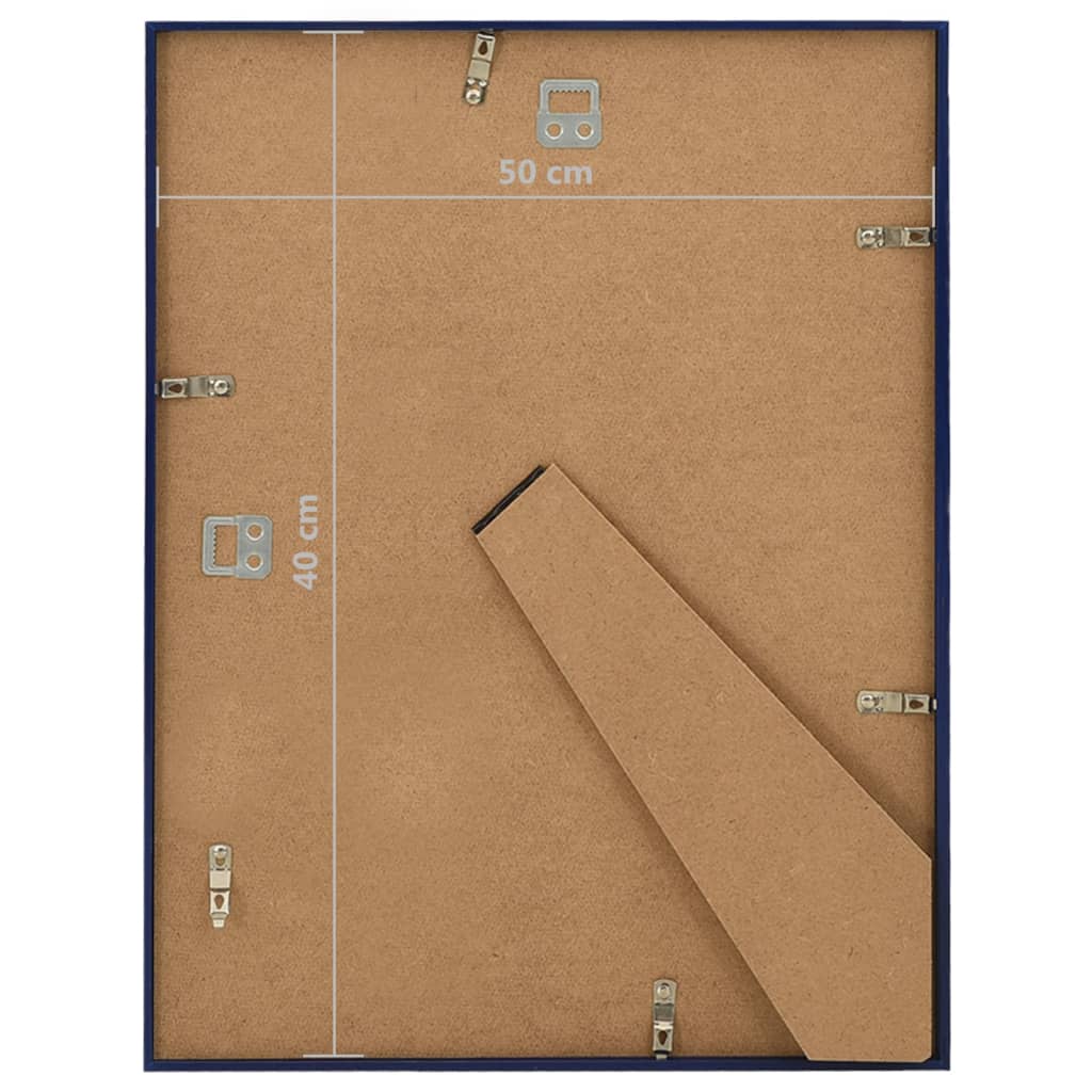 Fotolijsten 5 St Voor Wand Of Tafel 40X50 Cm Mdf Blauw