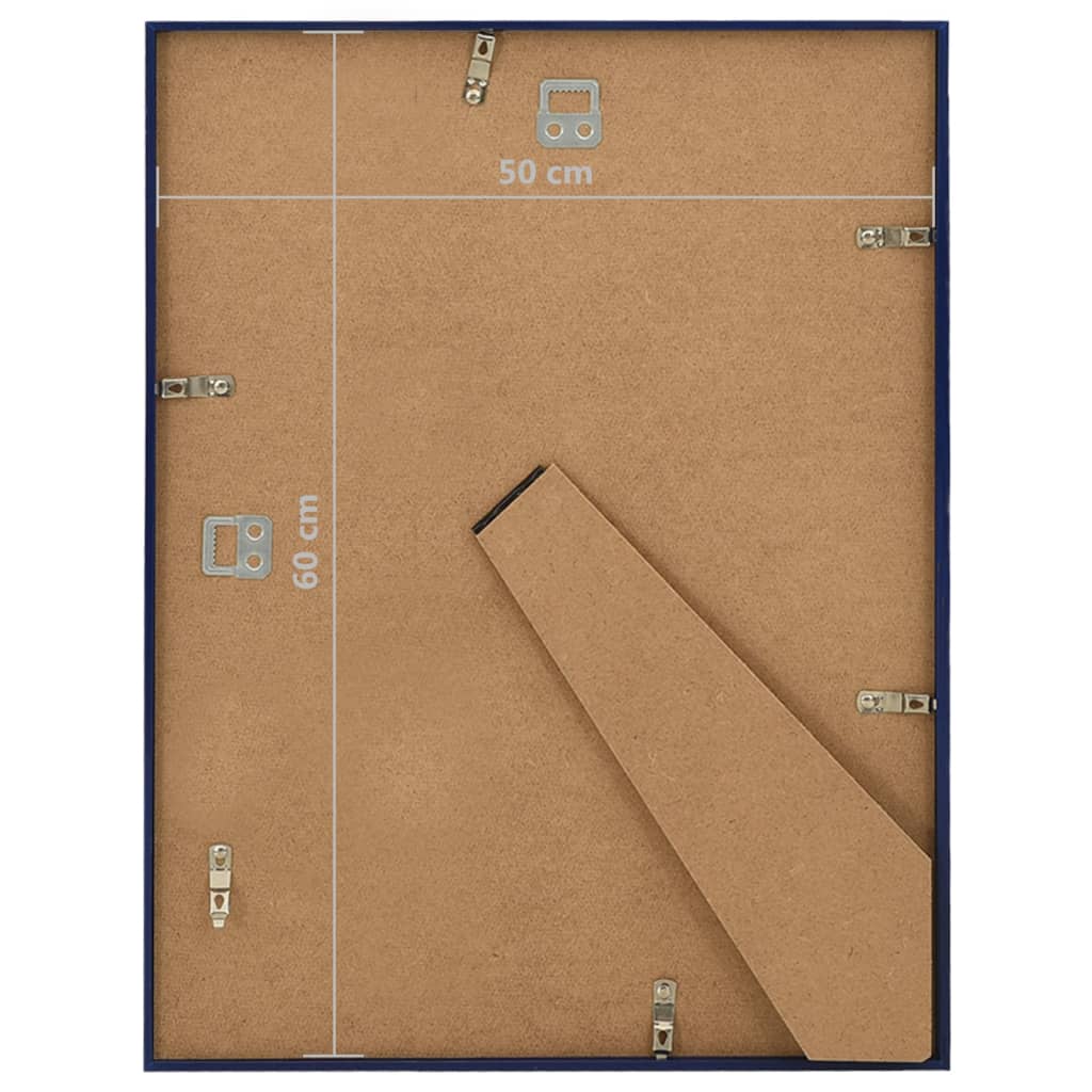 Fotolijsten 5 St Voor Wand Of Tafel 50X60 Cm Mdf Blauw