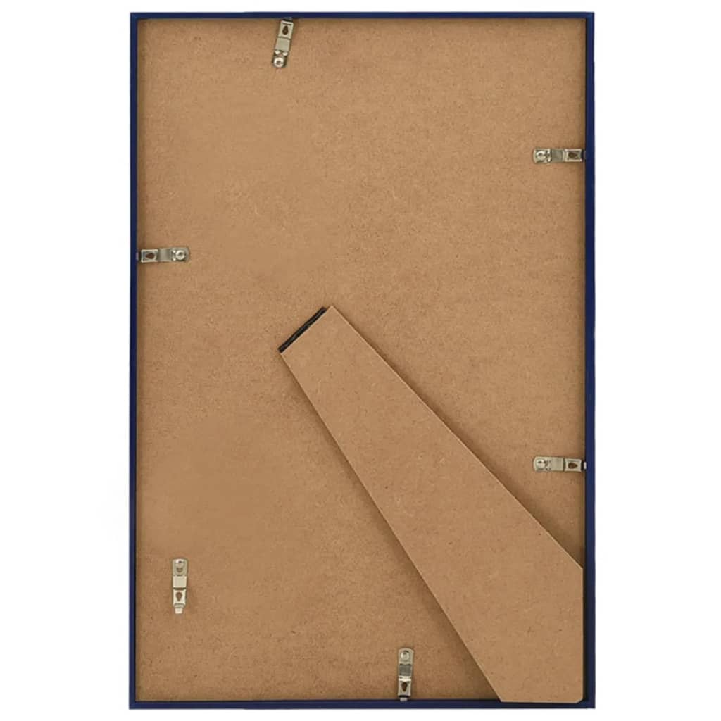 Fotolijsten 3 St Voor Wand 50X70 Cm Mdf Blauw