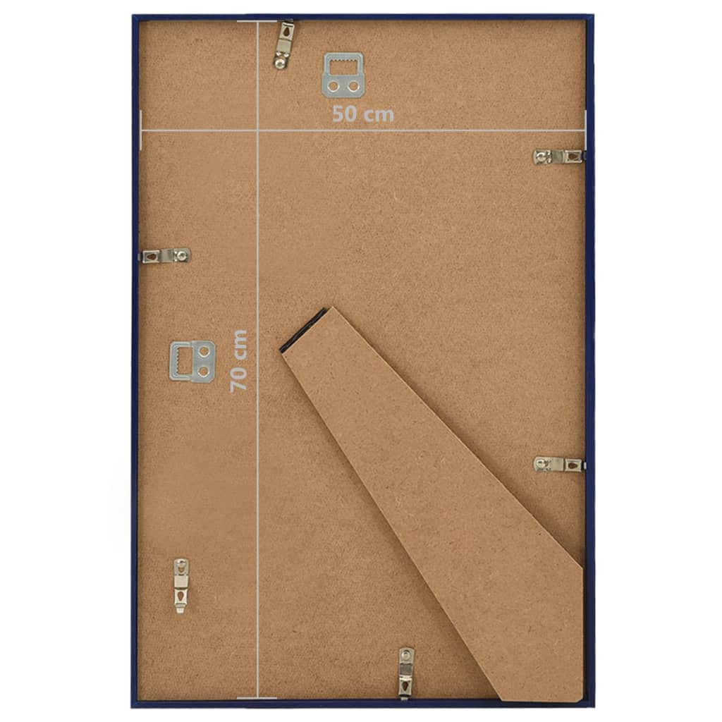 Fotolijsten 5 St Voor Wand Of Tafel 50X70 Cm Mdf Blauw