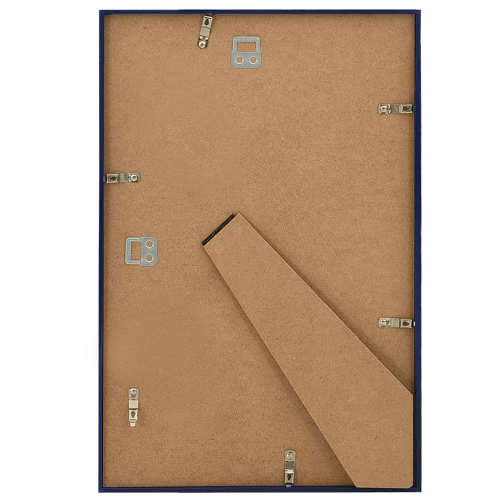 Fotolijsten 3 St Voor Wand Of Tafel 59,4X84 Cm Mdf Blauw