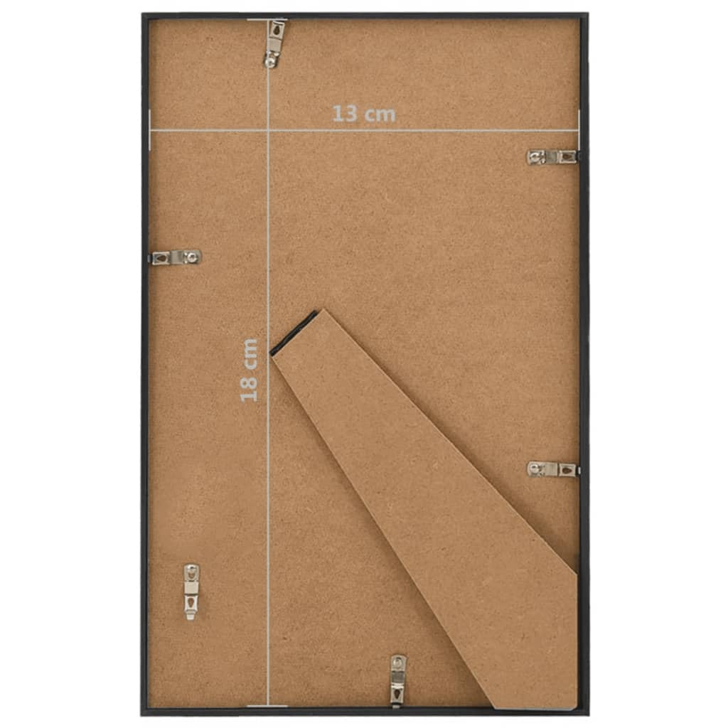 Fotolijsten 10 St Voor Tafel 13X18Cm Mdf Zwart