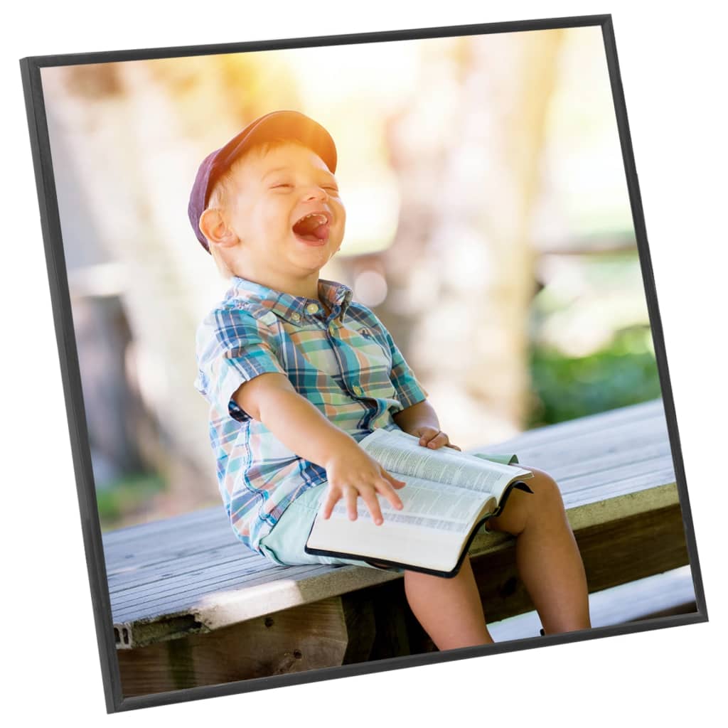 Fotolijsten 3 St Voor Tafel 20X20 Cm Mdf Zwart