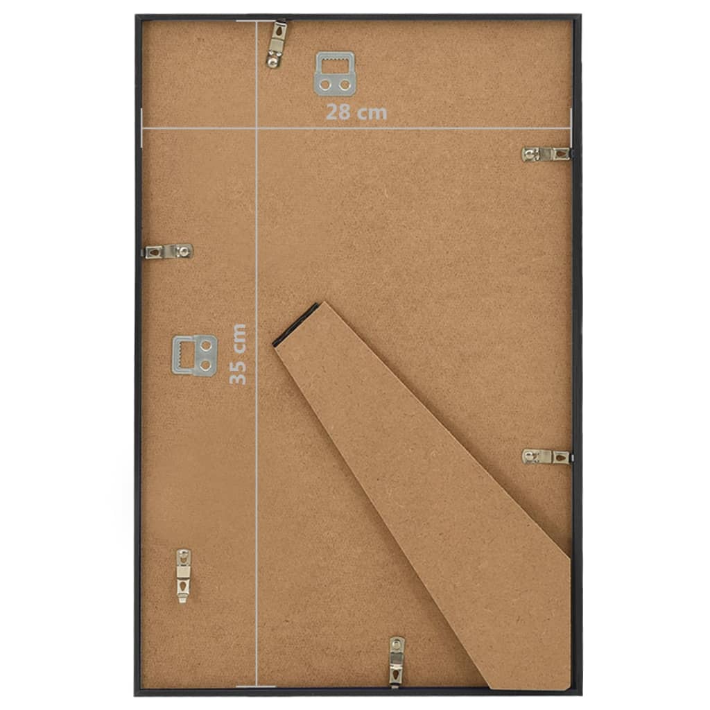Fotolijsten 5 St Voor Tafel 28X35 Cm Mdf Zwart