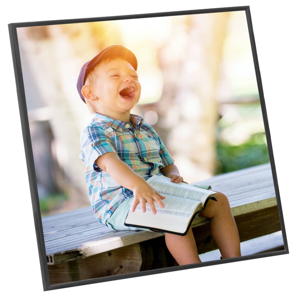 Fotolijsten 5 St Voor Wand 40X40 Cm Mdf Zwart