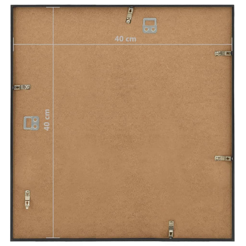 Fotolijsten 5 St Voor Wand 40X40 Cm Mdf Zwart