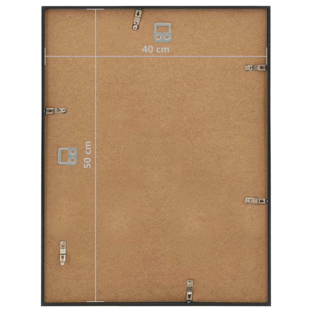 Fotolijsten 3 St Voor Wand 40X50 Cm Mdf Zwart