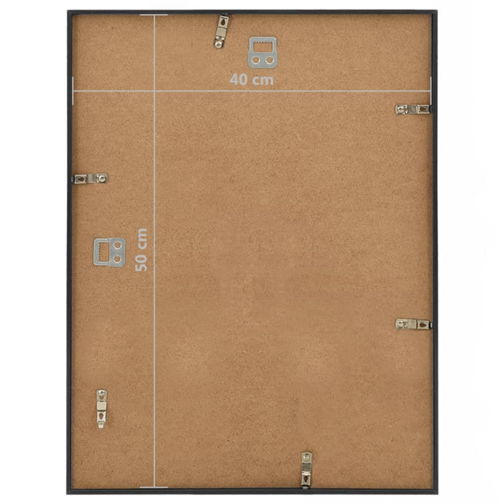 Fotolijsten 5 St Voor Wand 40X50 Cm Mdf Zwart