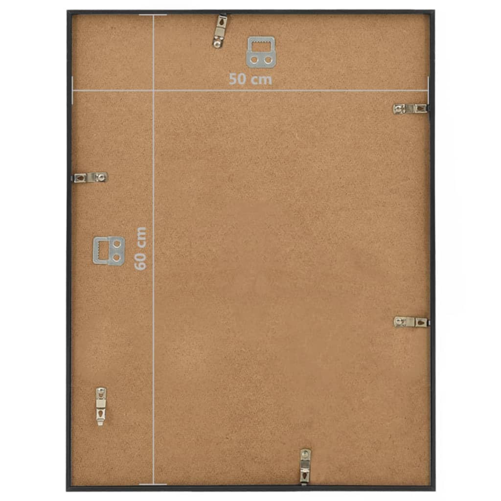 Fotolijsten 3 St Voor Wand 50X60 Cm Mdf Zwart