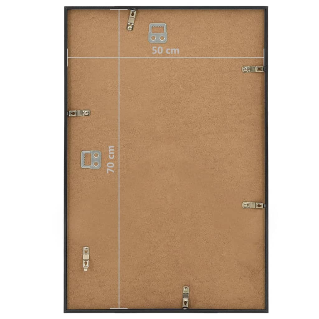 Fotolijsten 5 St Voor Wand 50X70 Cm Mdf Zwart