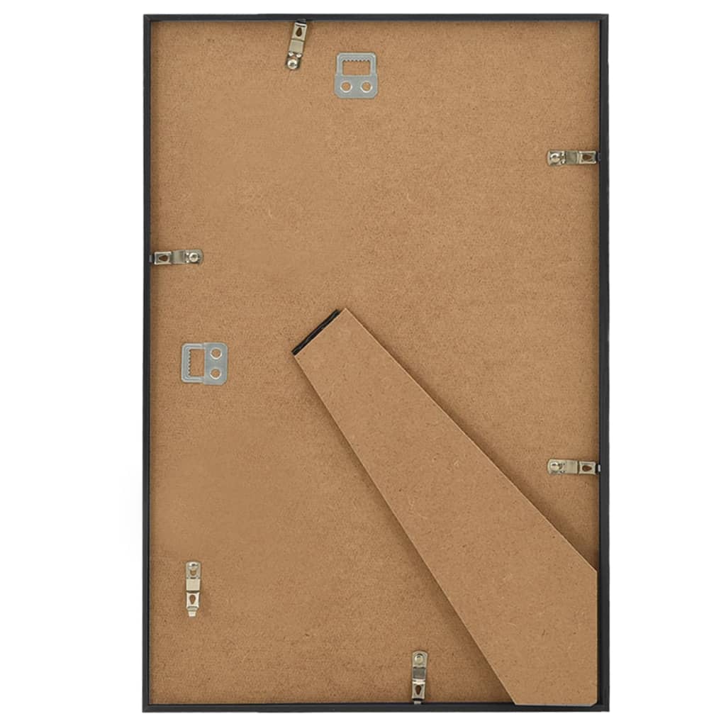 Fotolijsten 3 St Voor Wand 59,4X84Cm Mdf Zwart