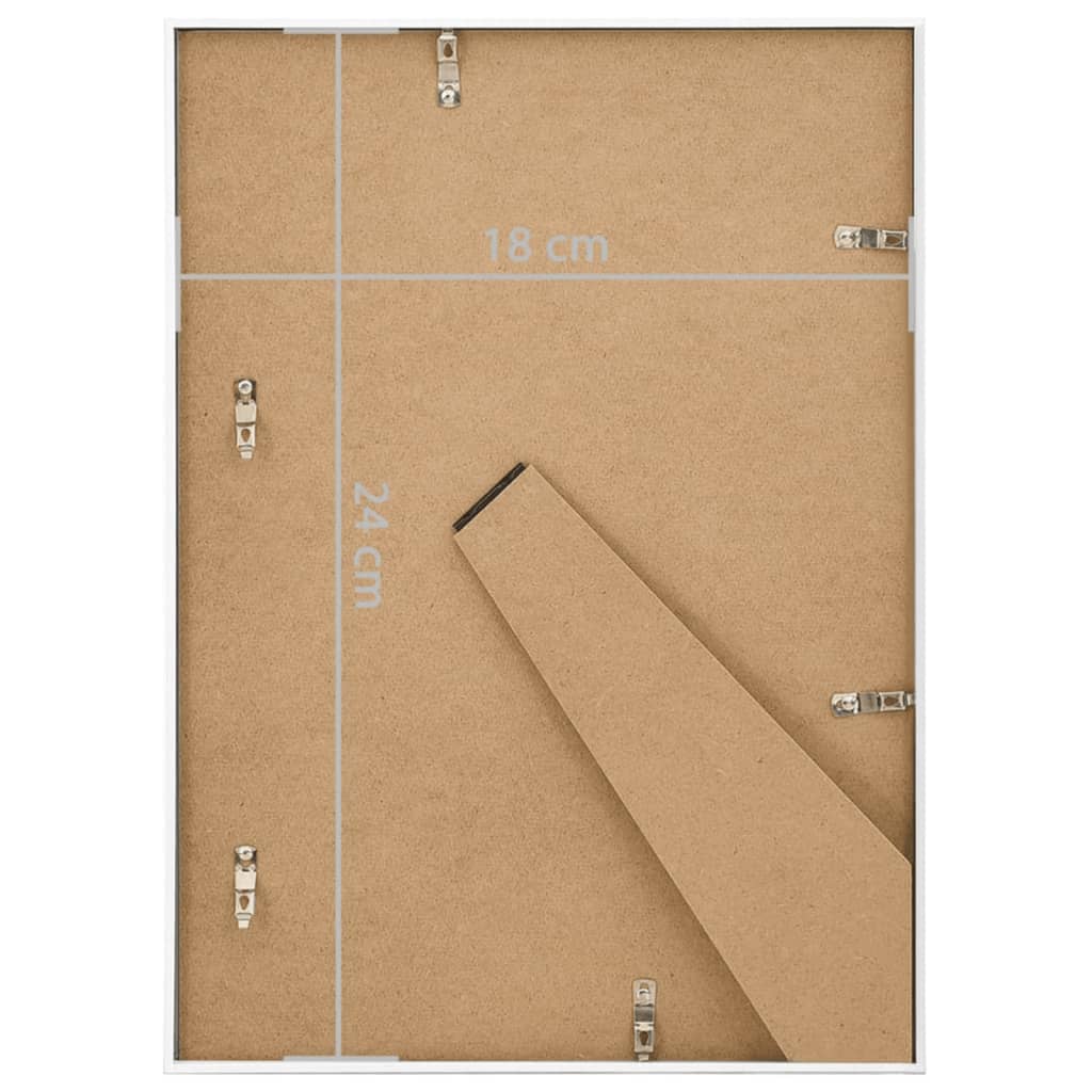 Fotolijsten 3 St Voor Tafel 18X24 Cm Mdf Wit