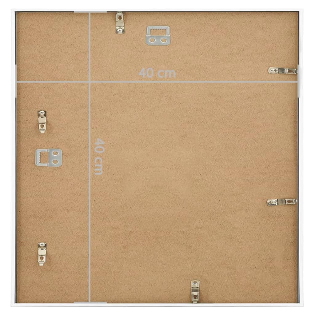 Fotolijsten 5 St Voor Wand 40X40 Cm Mdf Wit