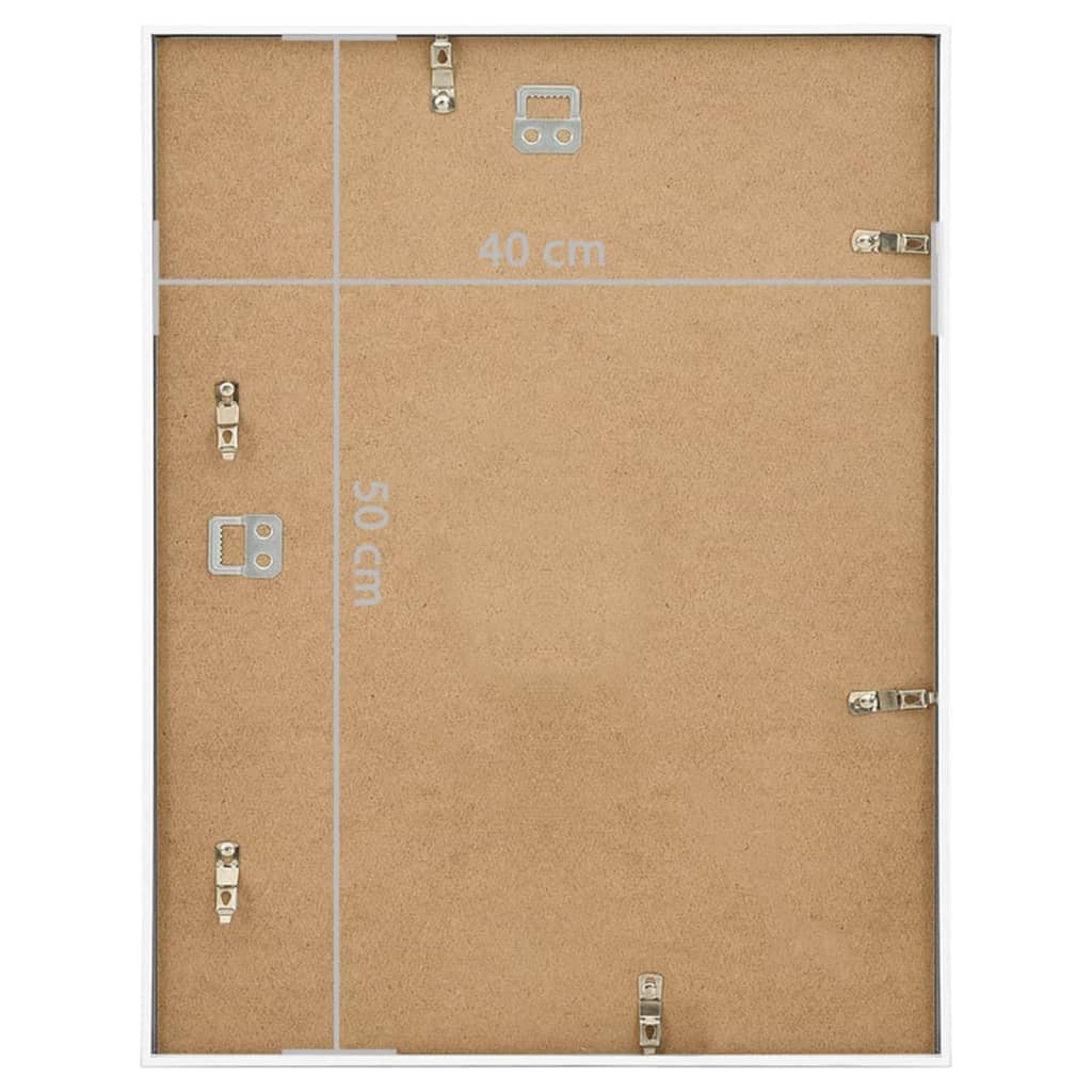 Fotolijsten 5 St Voor Wand 40X50 Cm Mdf Wit