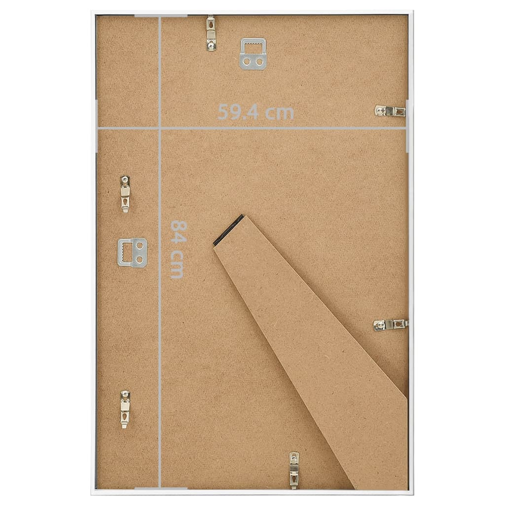 Fotolijsten 3 St Voor Wand Of Tafel 59,4X84 Cm Mdf Wit