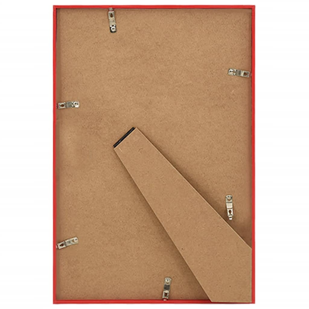 Fotolijsten 3 St Voor Tafel 10X15 Cm Mdf Rood