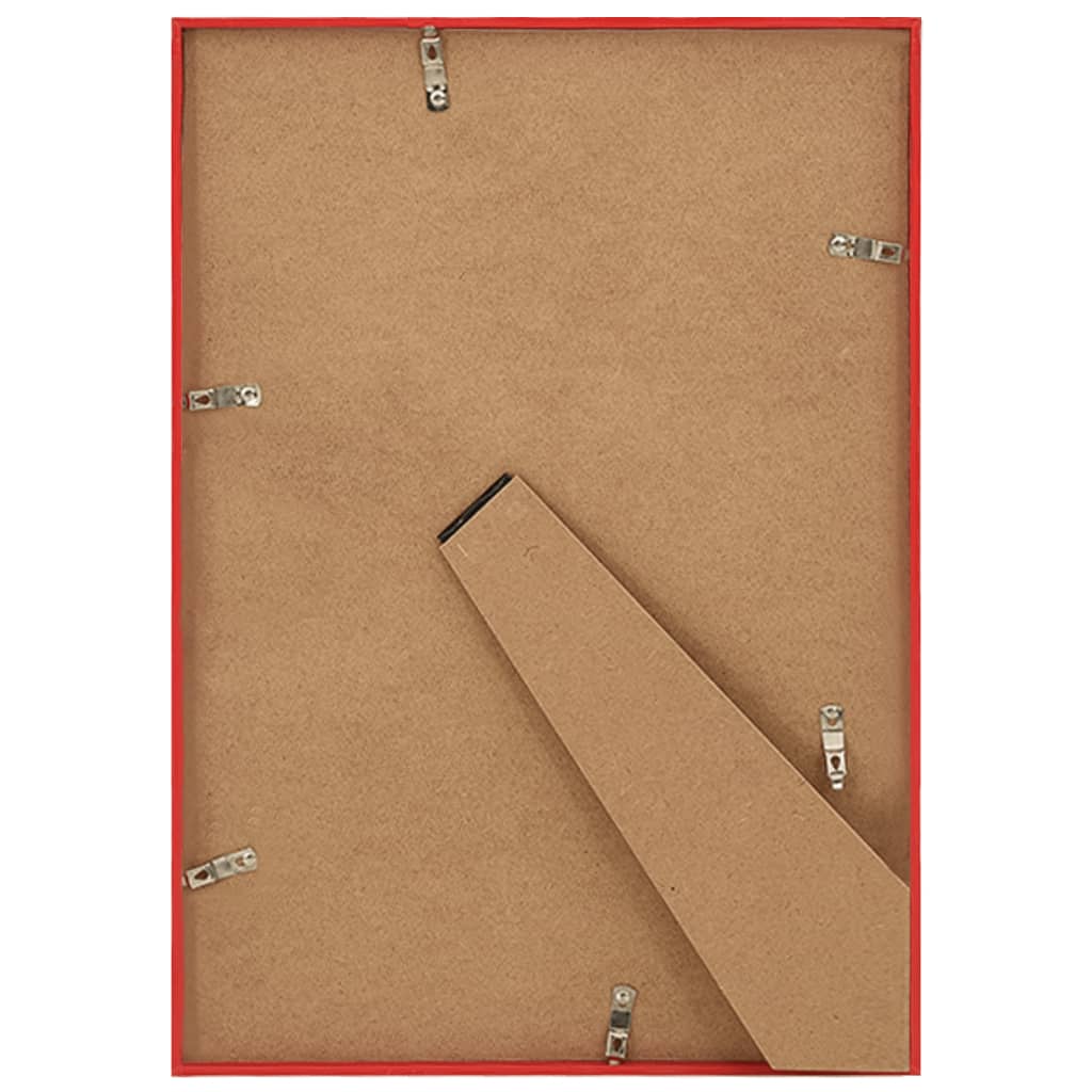Fotolijsten 5 St Voor Tafel 15X21Cm Mdf Rood