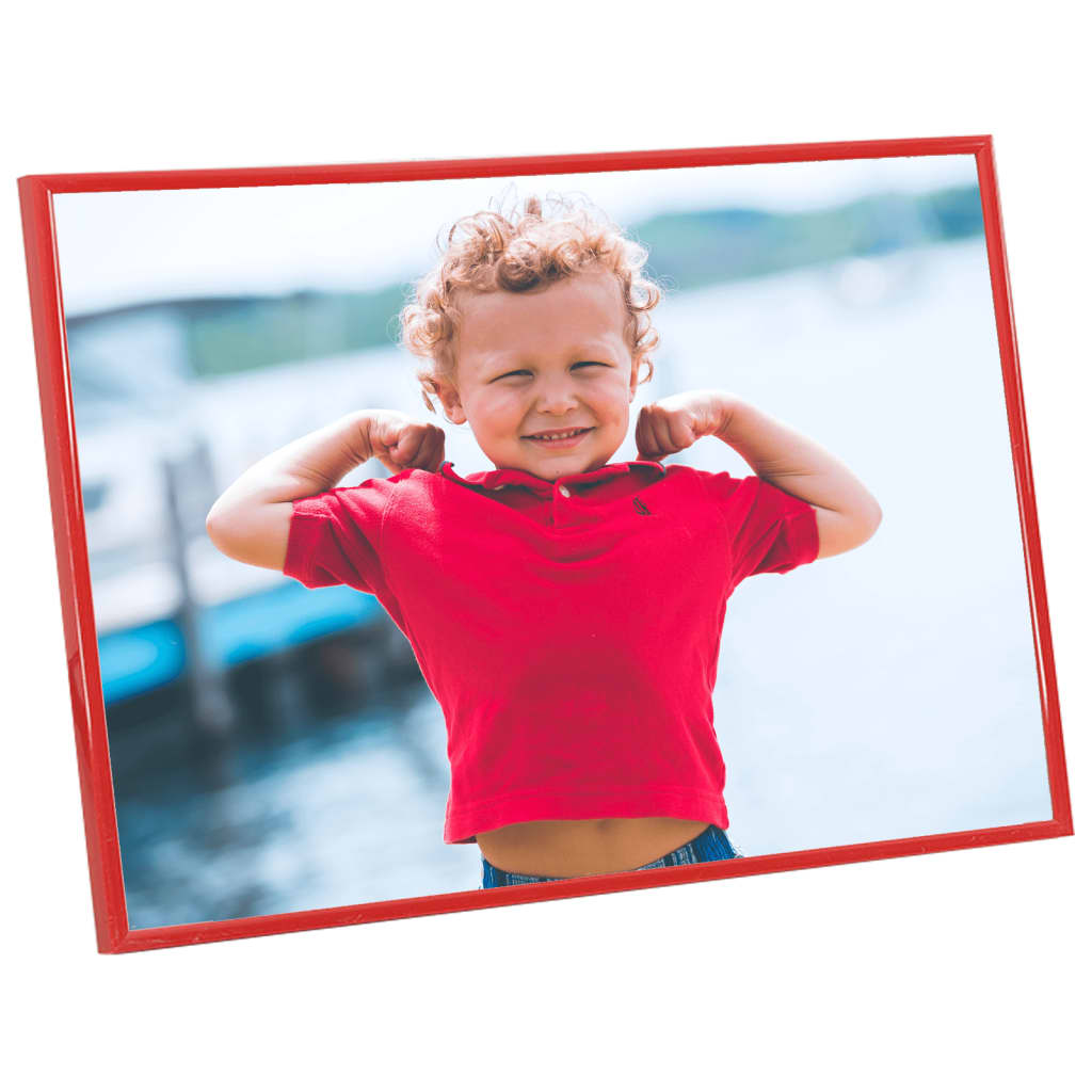 Fotolijsten 10 St Voor Tafel 15X21Cm Mdf Rood