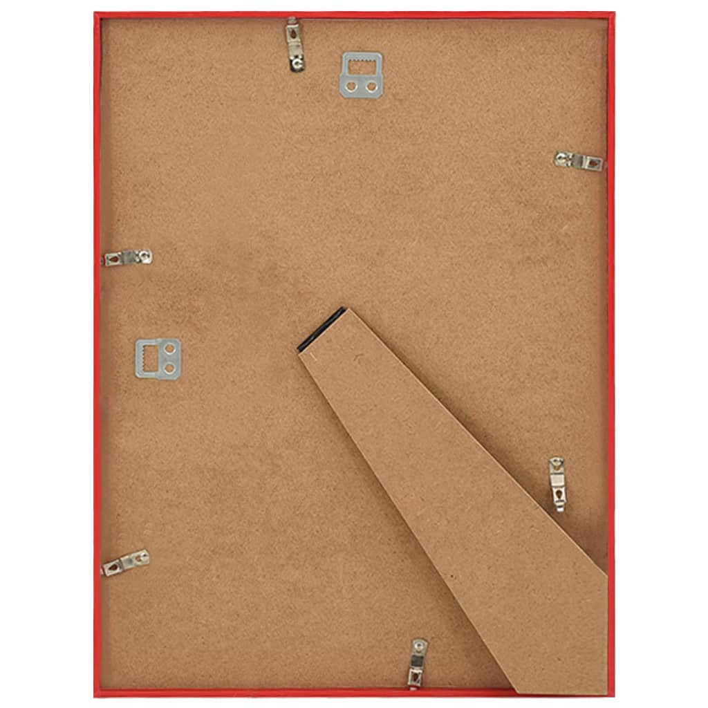 Fotolijsten 3 St Voor Wand Of Tafel 20X25 Cm Mdf Rood