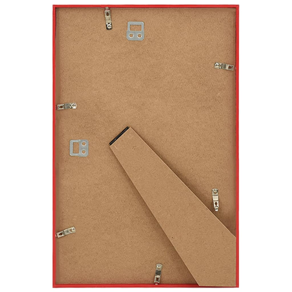 Fotolijsten 3 St Voor Wand Of Tafel 28X35 Cm Mdf Rood