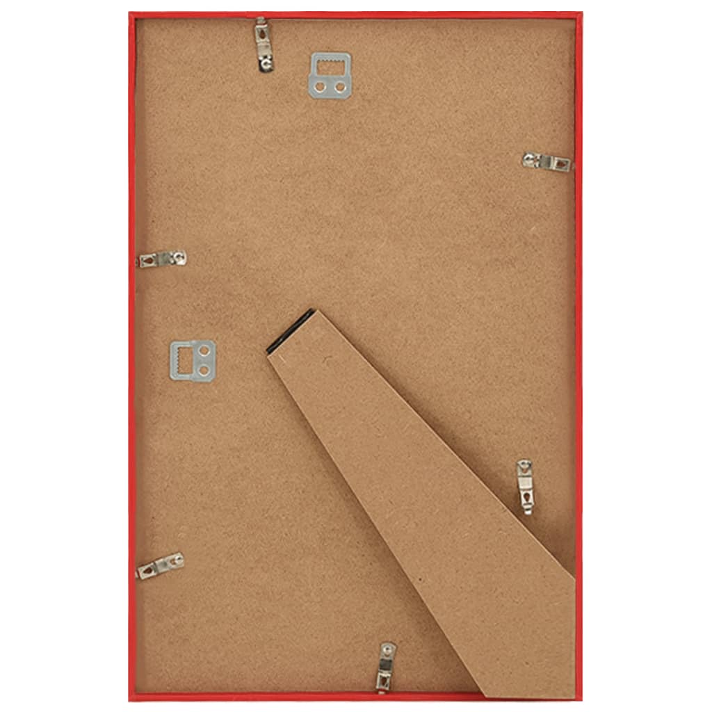 Fotolijsten 5 St Voor Wand Of Tafel 28X35 Cm Mdf Rood