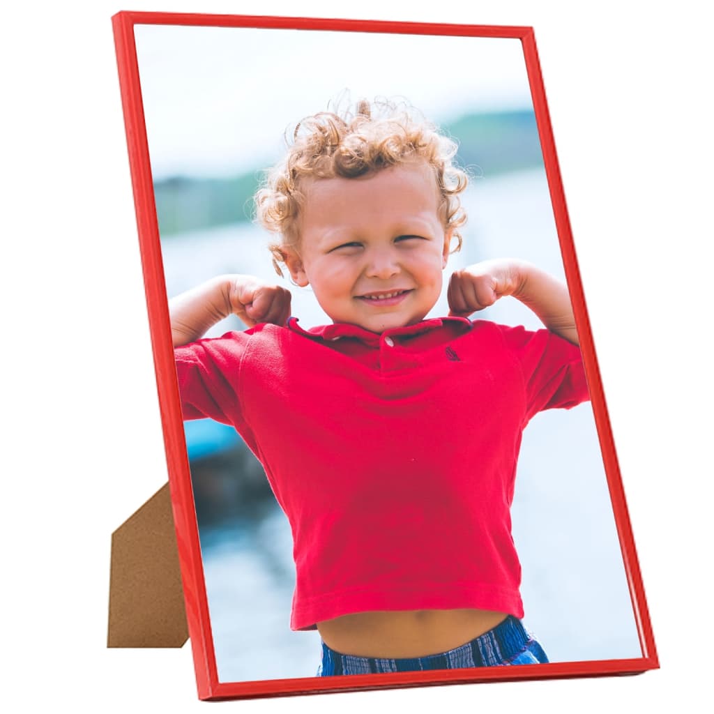 Fotolijsten 3 St Voor Wand 40X50 Cm Mdf Rood