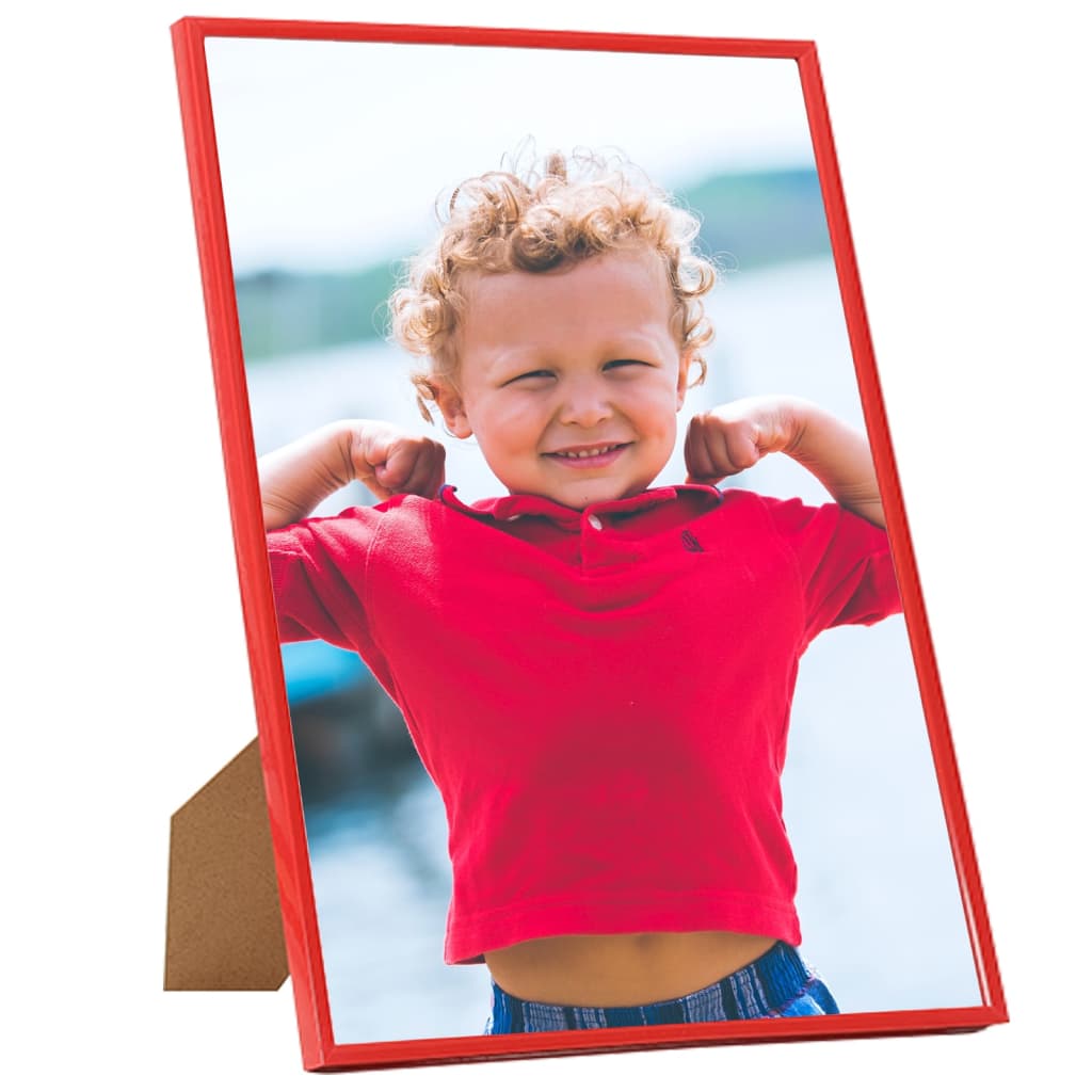 Fotolijsten 5 St Voor Wand Of Tafel 40X50 Cm Mdf Rood
