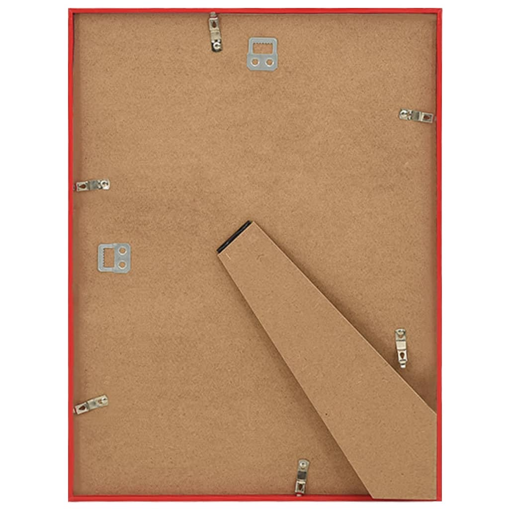 Fotolijsten 5 St Voor Wand Of Tafel 40X50 Cm Mdf Rood