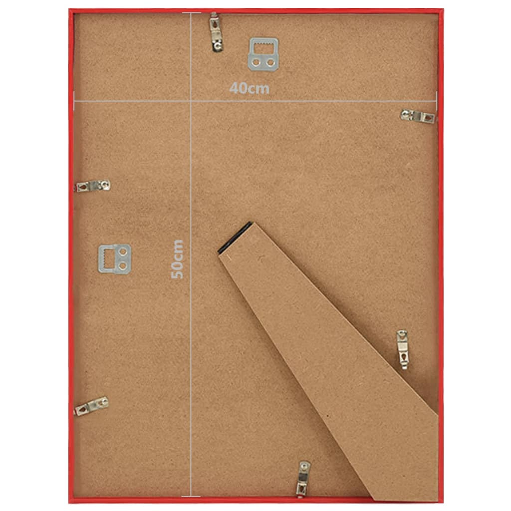 Fotolijsten 5 St Voor Wand Of Tafel 40X50 Cm Mdf Rood