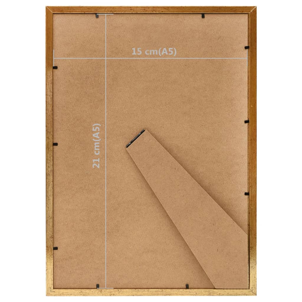 Fotolijsten 3 St Voor Tafel 15X21 Cm Mdf Goudkleurig