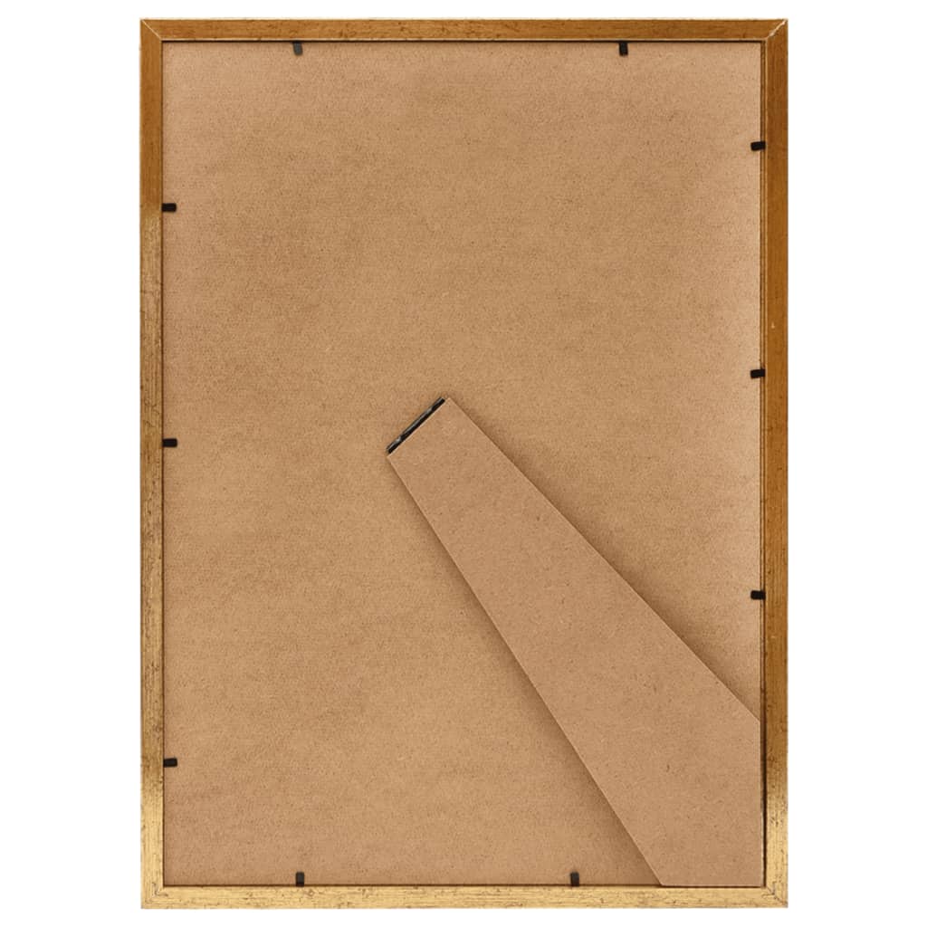 Fotolijsten 5 St Voor Tafel 15X21 Cm Mdf Goudkleurig