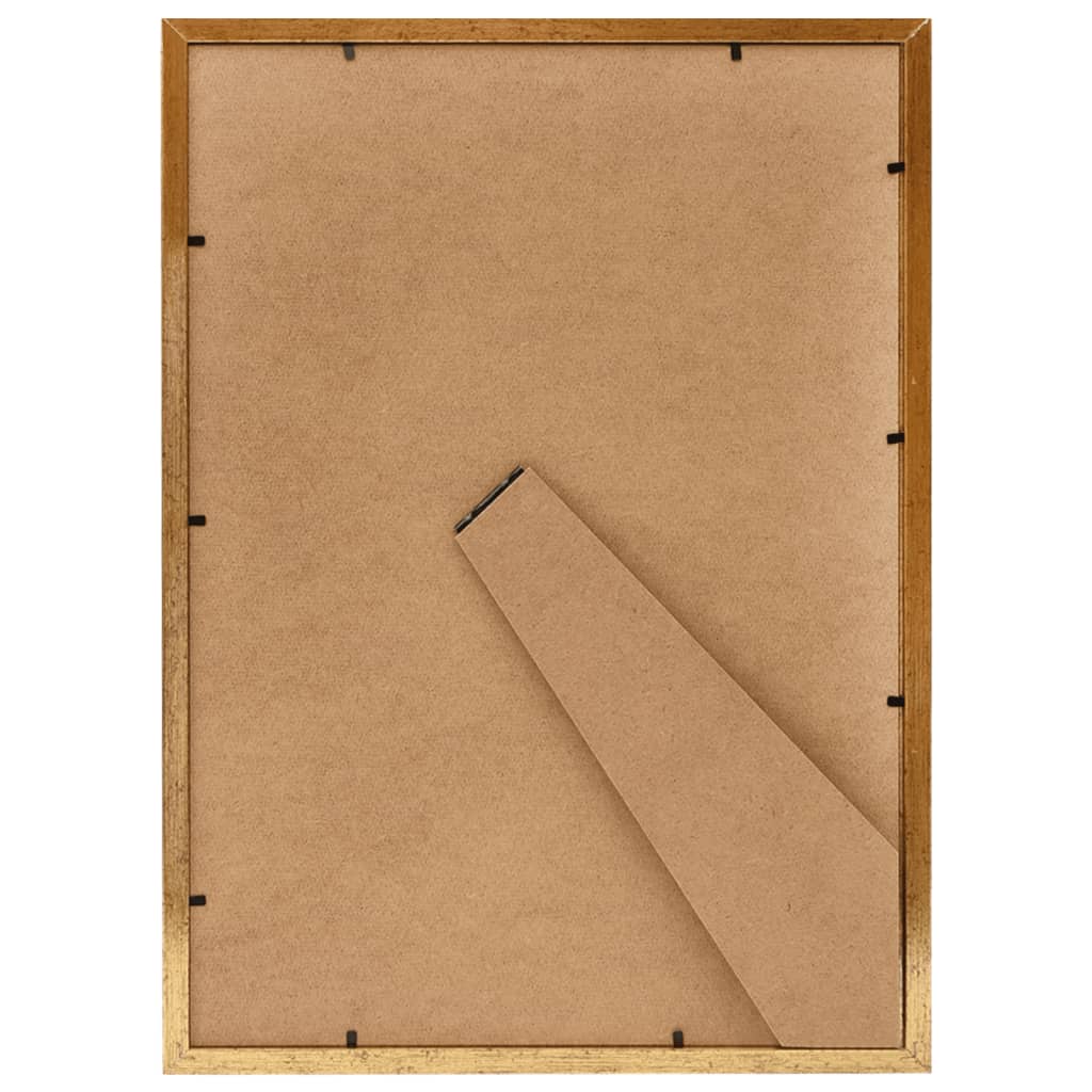 Fotolijsten 5 St Voor Wand Of Tafel 18X24 Cm Mdf Goudkleurig
