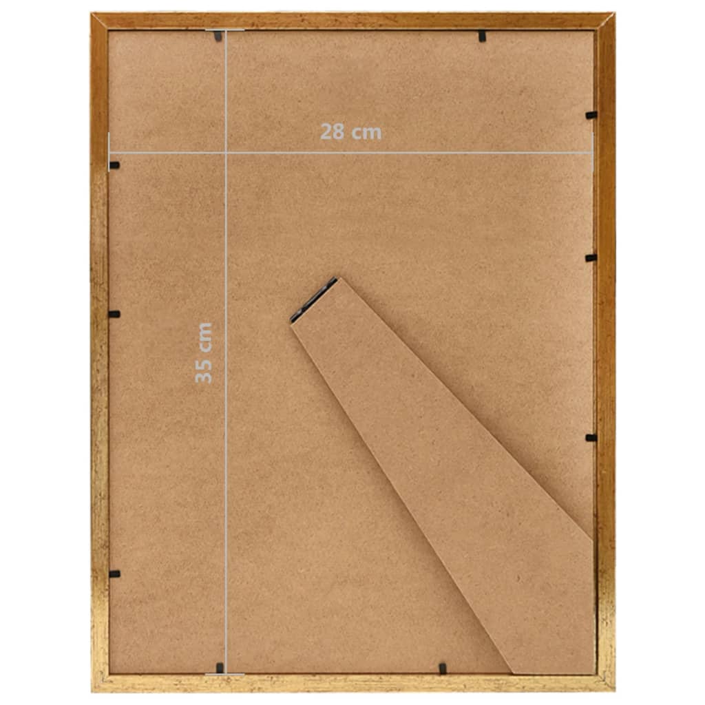Fotolijsten 3 St Voor Tafel 28X35 Cm Mdf Goudkleurig