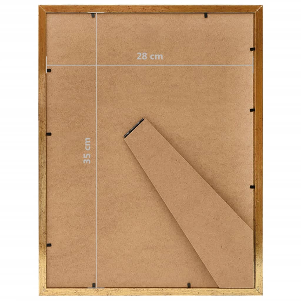 Fotolijsten 5 St Voor Tafel 28X35 Cm Mdf Goudkleurig